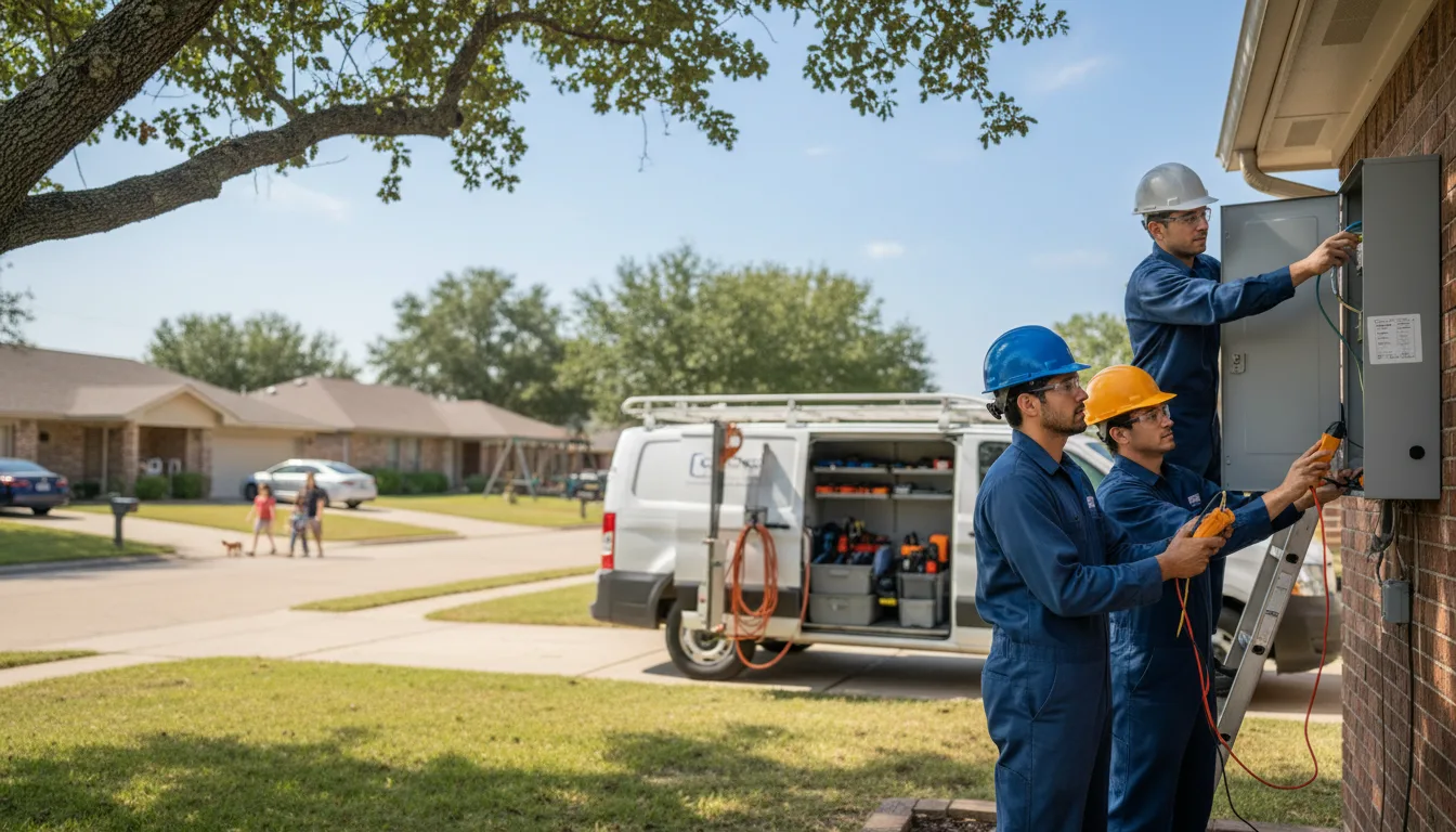 Certified electrician providing emergency electrical services in New Point, IN